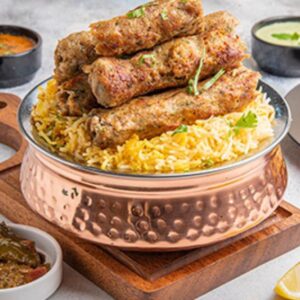 Seekh Kebab Biryani